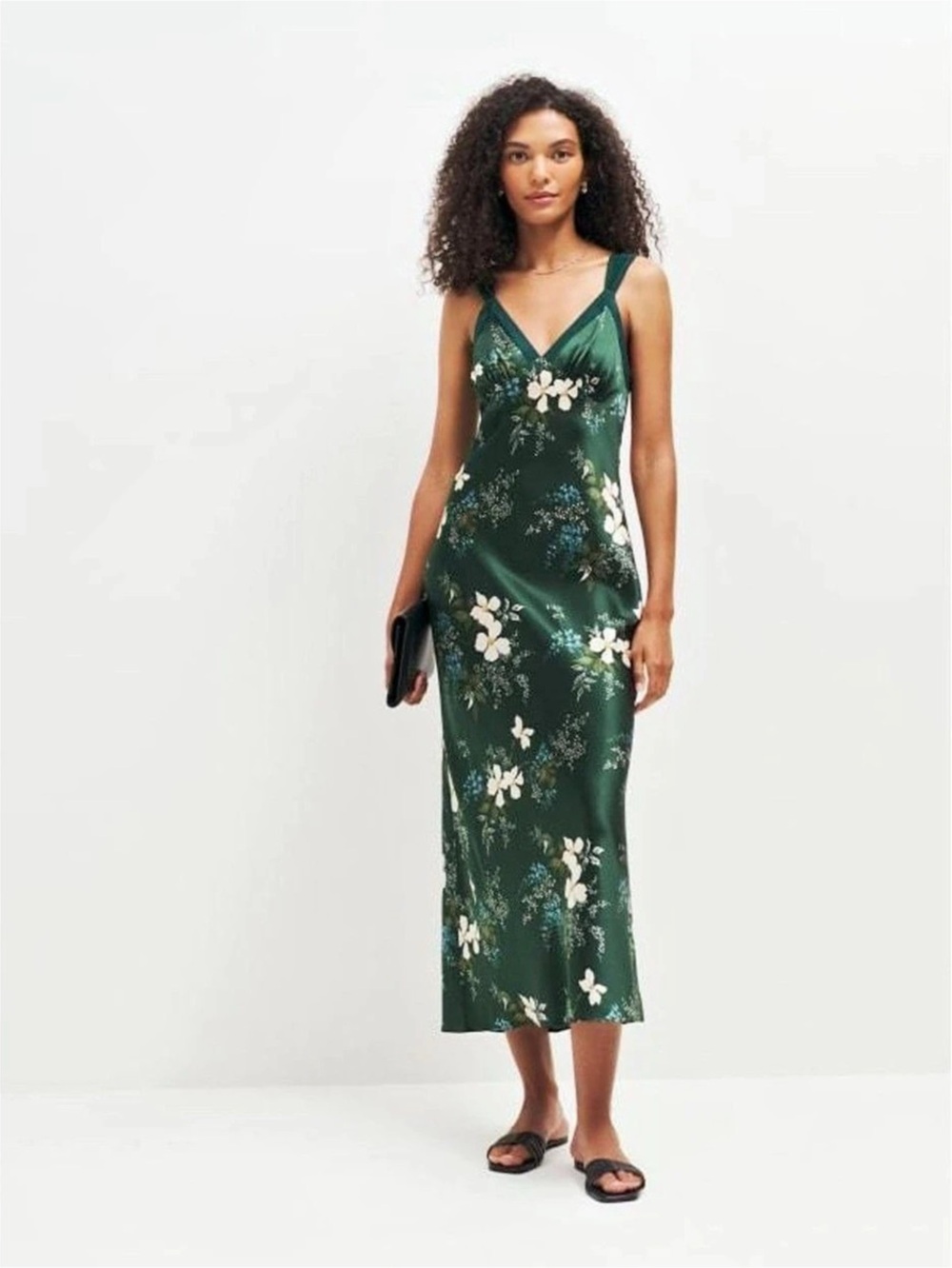 Reformation Neola Silk Dress